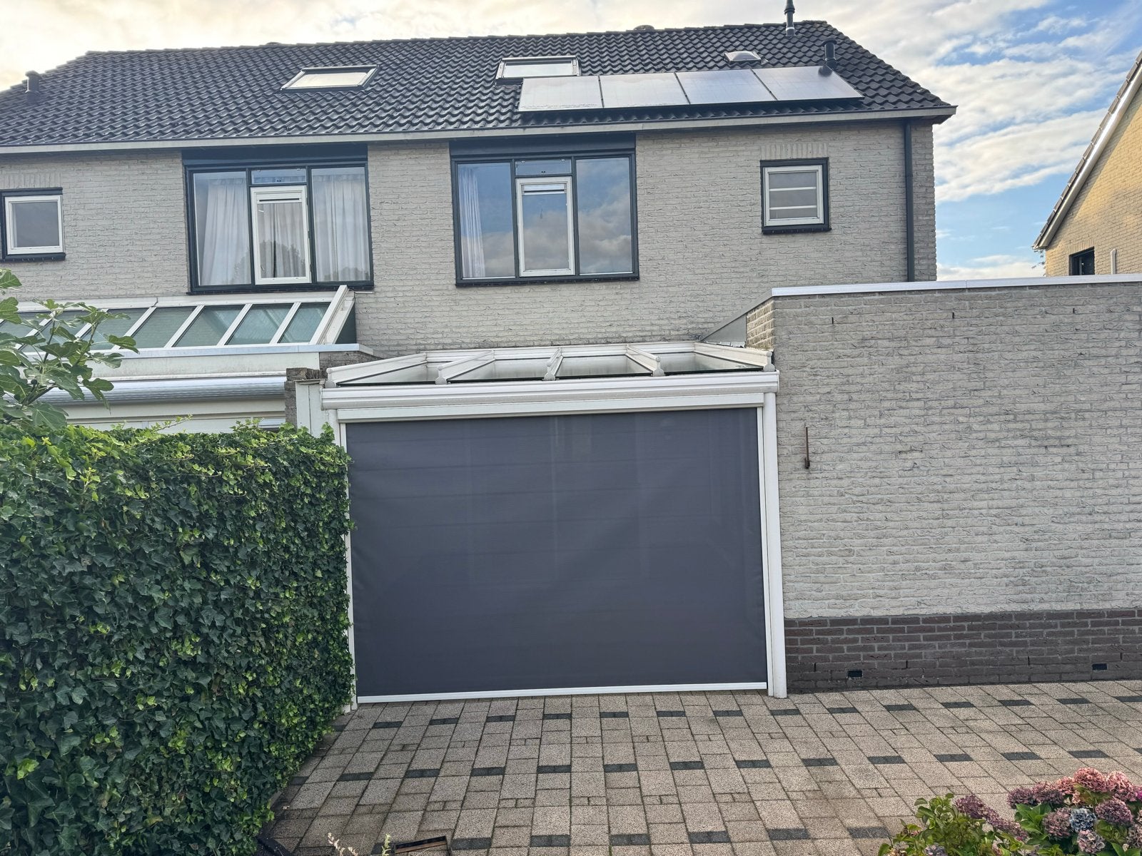 Weinor terrasoverkapping met veiligheidsglas en zonwering, Ophalen, Gebruikt, Overige typen