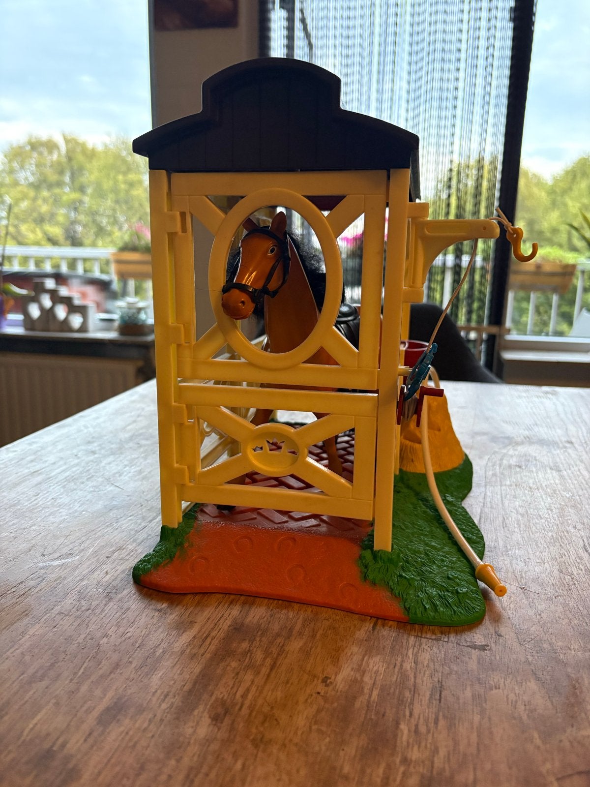 Paardenstal met Paard en Accessoires, Ophalen of Verzenden, Gebruikt, Jongen of Meisje
