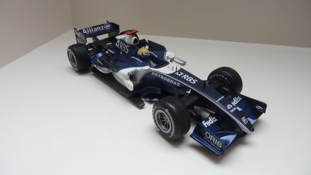 Hotwheels Williams FW28 M. Webber 1:18, Hobby en Vrije tijd, Modelauto's | 1:18, Ophalen of Verzenden, Zo goed als nieuw, Auto
