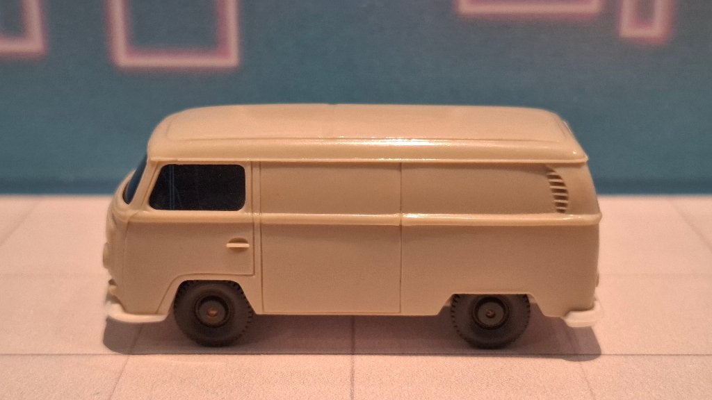Wiking 1:87 Volkswagen T2a Transporter grijs, Hobby en Vrije tijd, Ophalen of Verzenden, Gebruikt, Auto, Wiking
