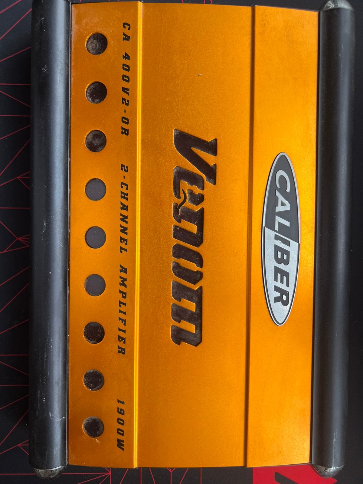 Caliber Venom CA400V2-DR 2-kanaals versterker, Auto diversen, Autospeakers, Ophalen of Verzenden, Zo goed als nieuw