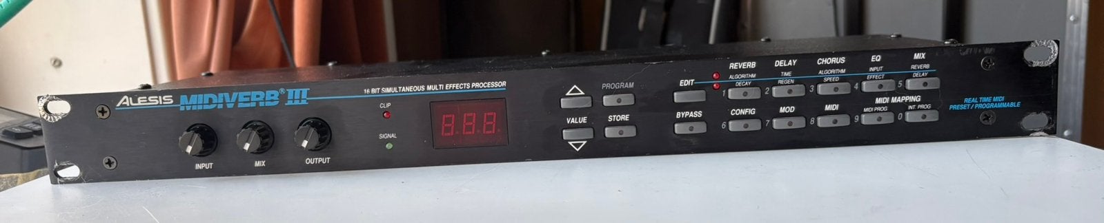 Alesis midiverb 3, Ophalen of Verzenden, Gebruikt, Delay of Echo