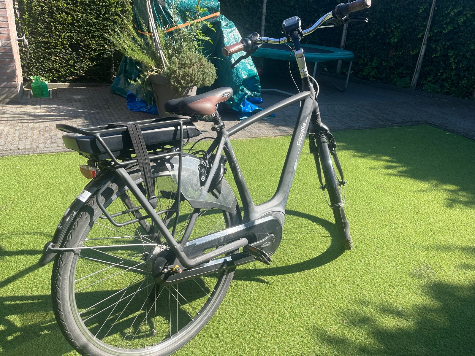 Gazelle Grenoble C7+ HMB 360 Wh Zwart - 19644 km, Ophalen, Gebruikt, 30 tot 50 km per accu, Gazelle