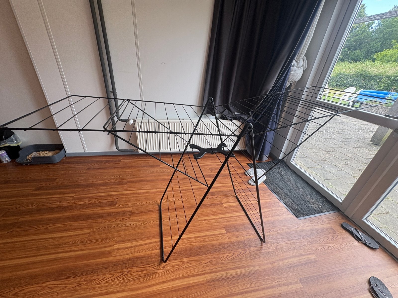 Kleding rek, Ophalen, Wasrek