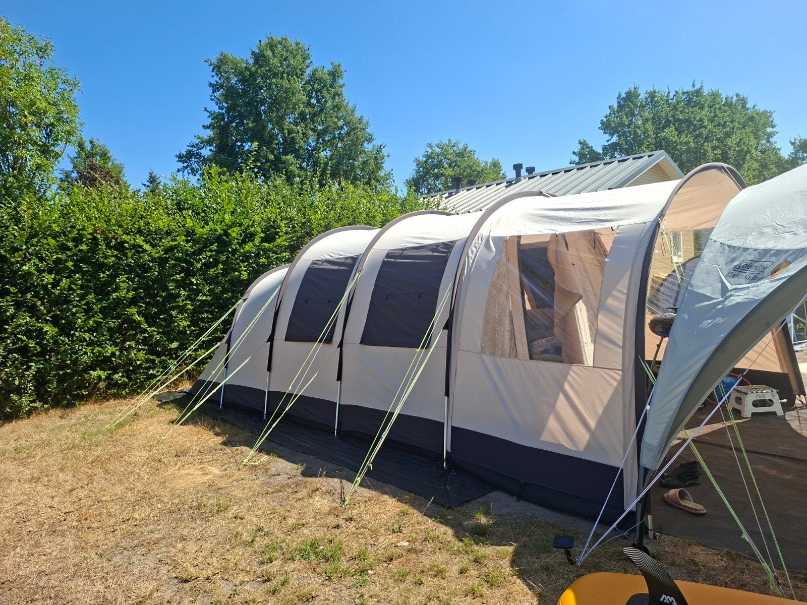 Obelink Familia 4 tunneltent - met aanritsbaar hor, Ophalen, Gebruikt