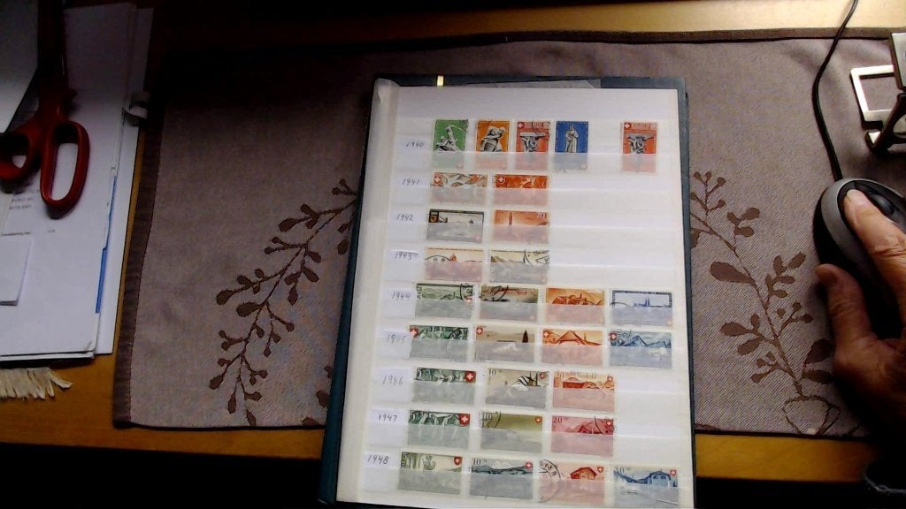 postzegels Zwitserland, Ophalen of Verzenden, Gestempeld