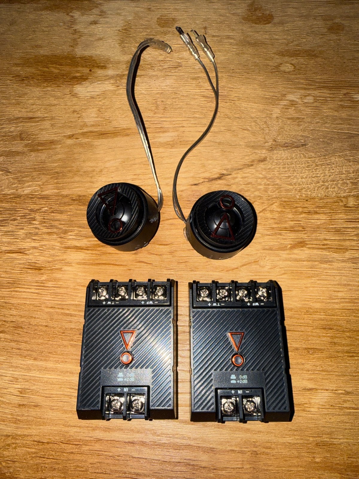 JBL Stage 3 607CF Tweeters + Crossover Set, Ophalen of Verzenden, Gebruikt