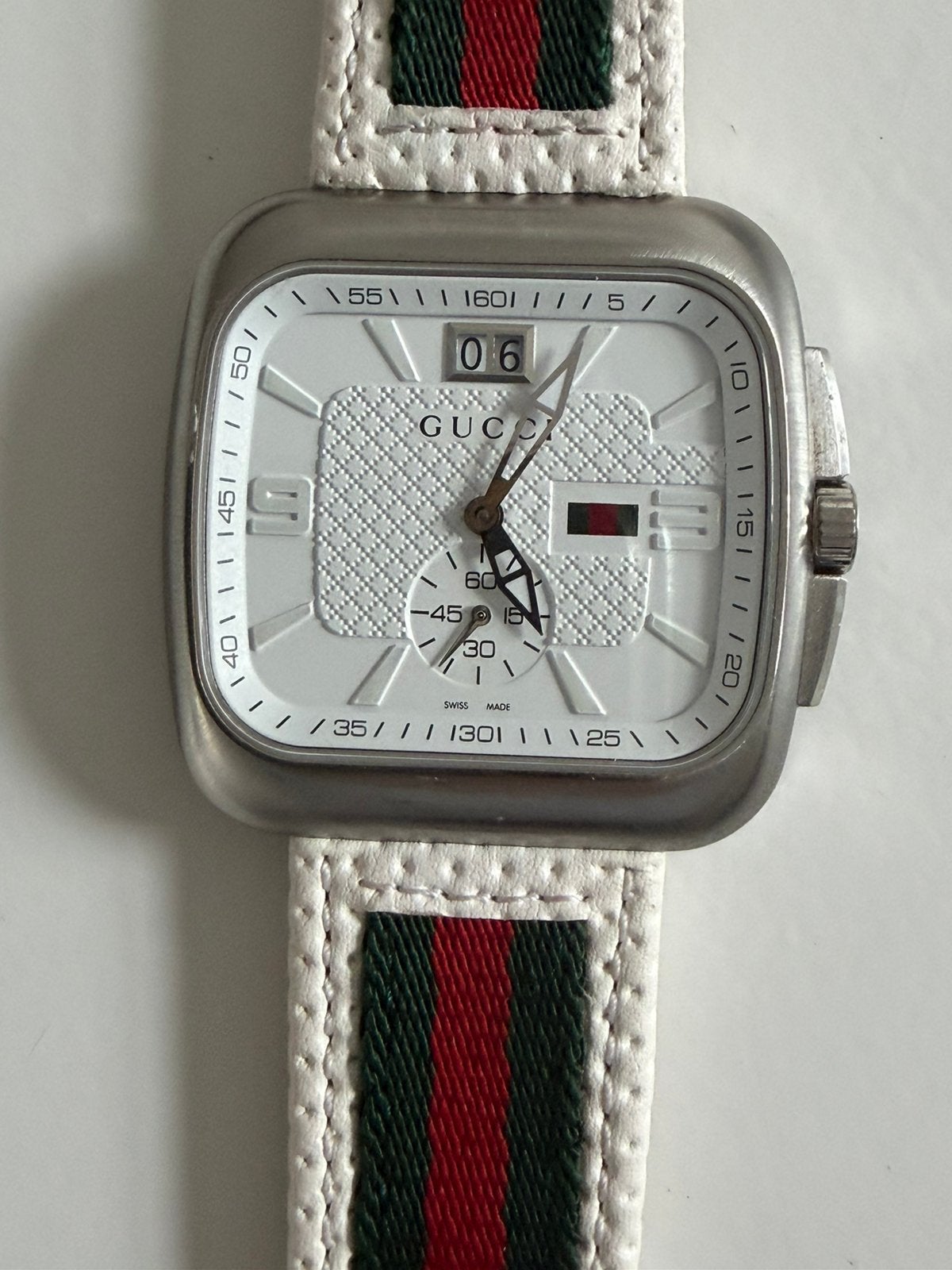 GUCCI Coupe Quartz 131.3 Men's Watch From Japan G0415, Sieraden, Tassen en Uiterlijk, Horloges | Heren, Overige merken, Polshorloge