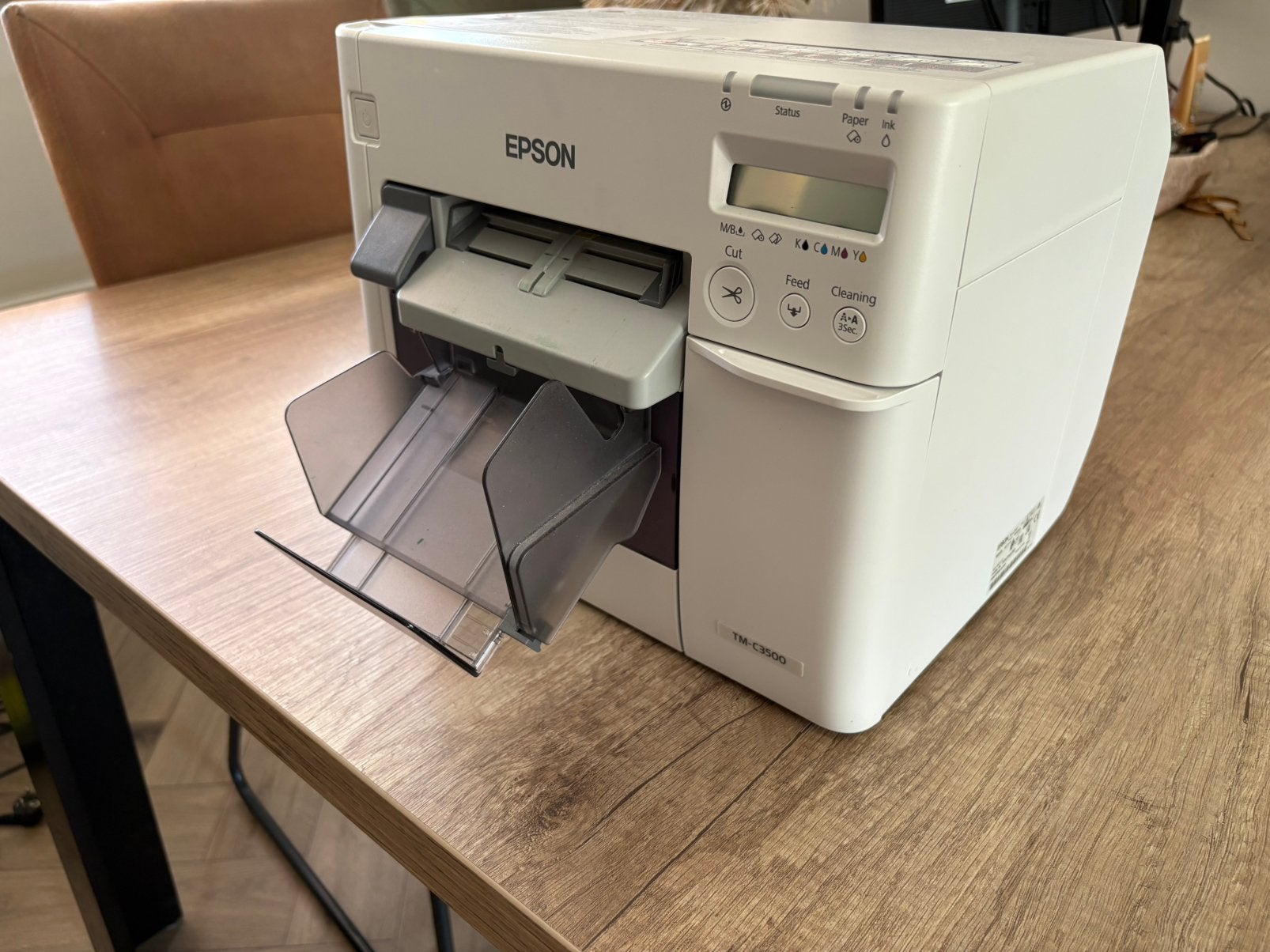 Epson colorworks TM-C3500 kleurenlabelprinter, Computers en Software, Printers, Zo goed als nieuw, Ophalen of Verzenden