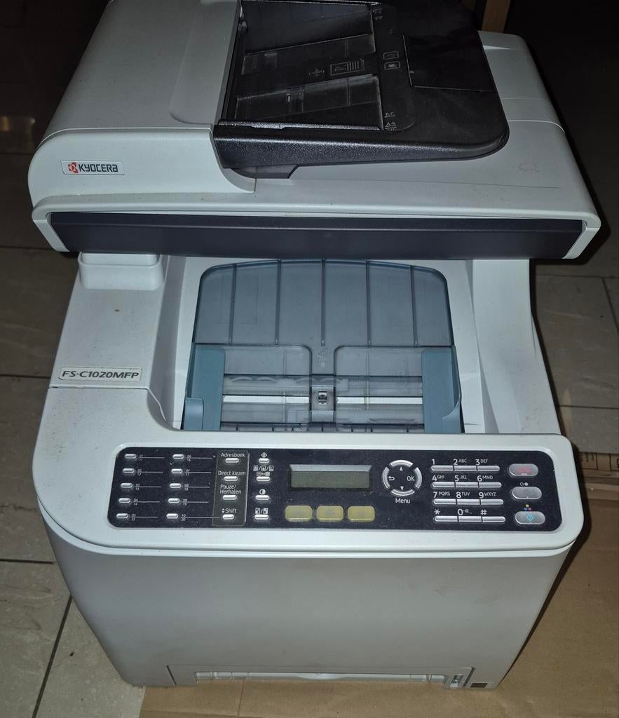 Kyocera FS-C1020MFP Kleurenlaserprinter Scanner Copier, Computers en Software, Printers, Refurbished, Laserprinter, Ophalen, Kleur printen