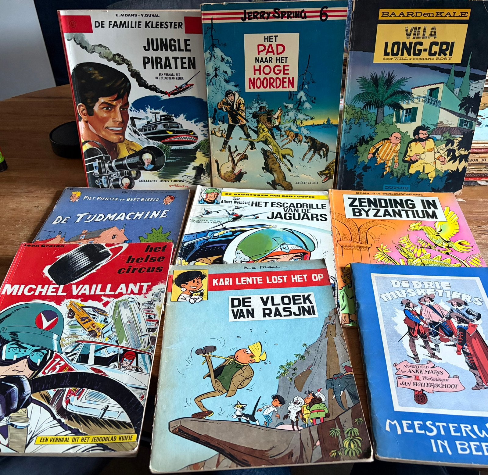 9 zeldzame eerste drukken, Boeken, Meerdere stripboeken, Ophalen of Verzenden, Gelezen