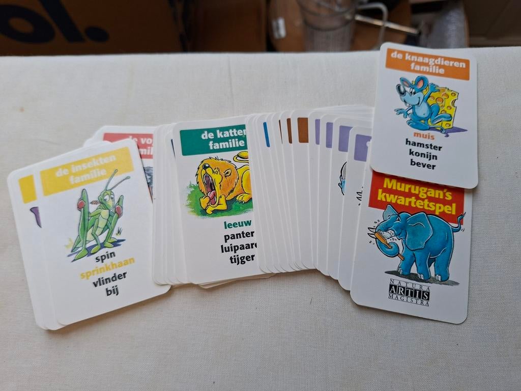 Murguan's dierenkwartet! Nieuw, Ophalen of Verzenden, Speelkaart(en)