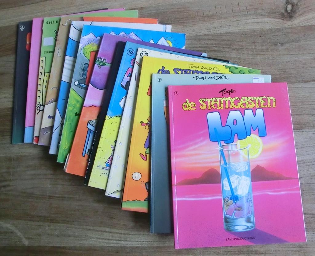 14 humor stripboeken getekend door Toon van Driel, Meerdere stripboeken, Ophalen of Verzenden, Gelezen