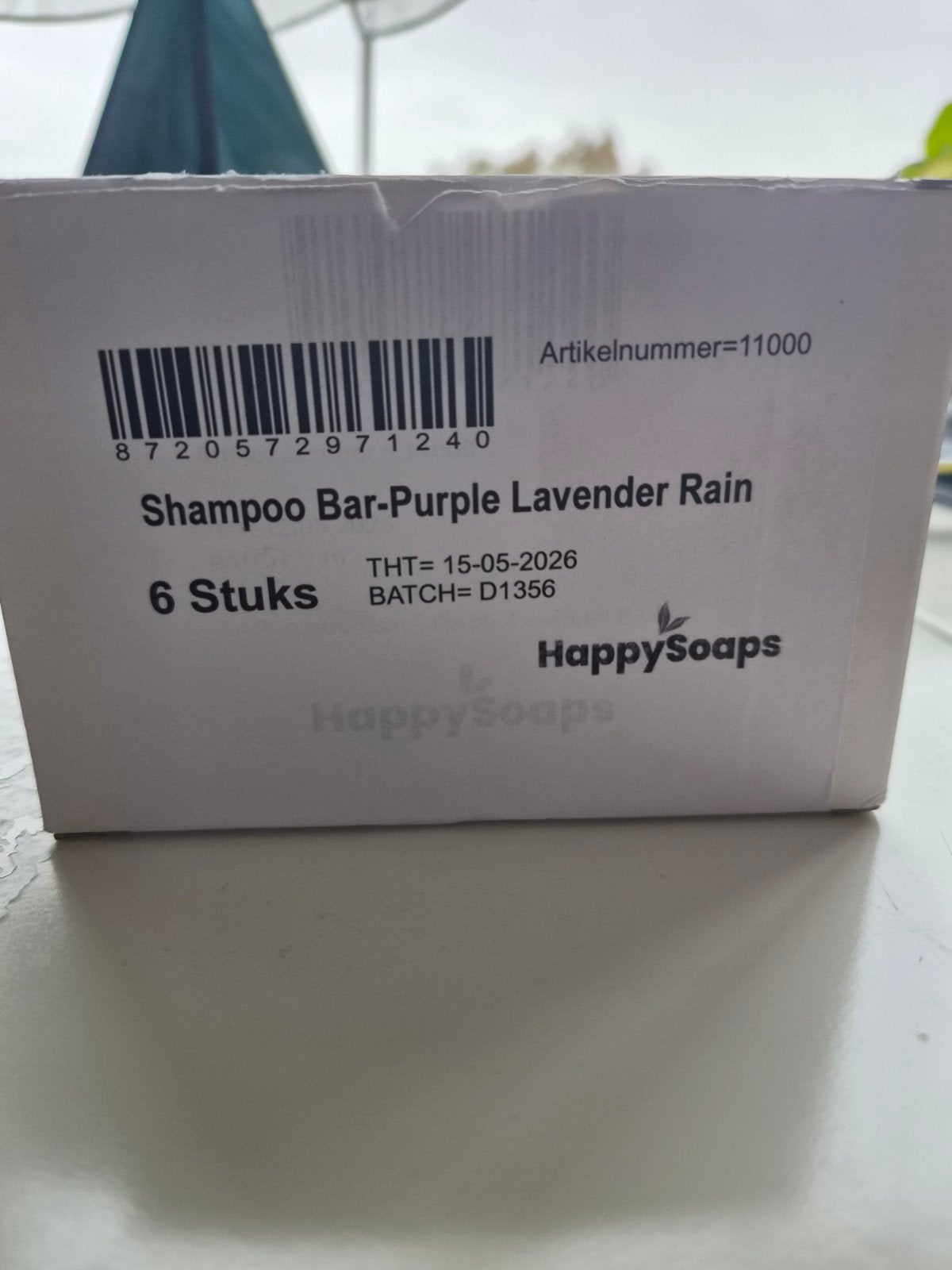 6x HappySoaps Shampoo Bar Purple Lavender Rain Nieuw, Ophalen of Verzenden