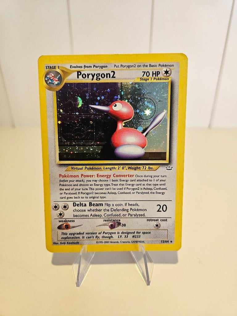 Porygon2 12/64 Neo Revalation ENG, Ophalen of Verzenden, Zo goed als nieuw, Losse kaart