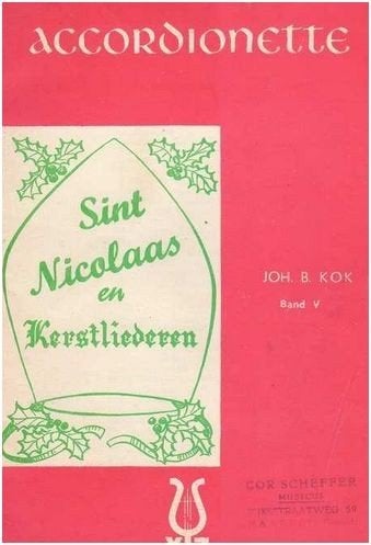 accordeon: accordionette- Sint Nicolaas en Kerstliederen, Gebruikt, Overige genres, Ophalen of Verzenden, Thema