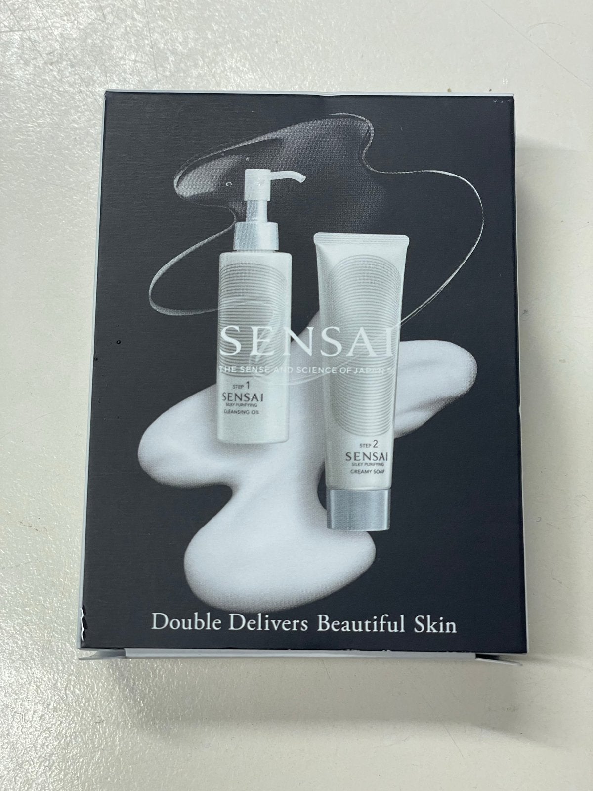 Sensai Silky Purifying Cleansing Oil & Creamy Soap Set, Verzenden, Nieuw, Gehele gezicht, Reiniging