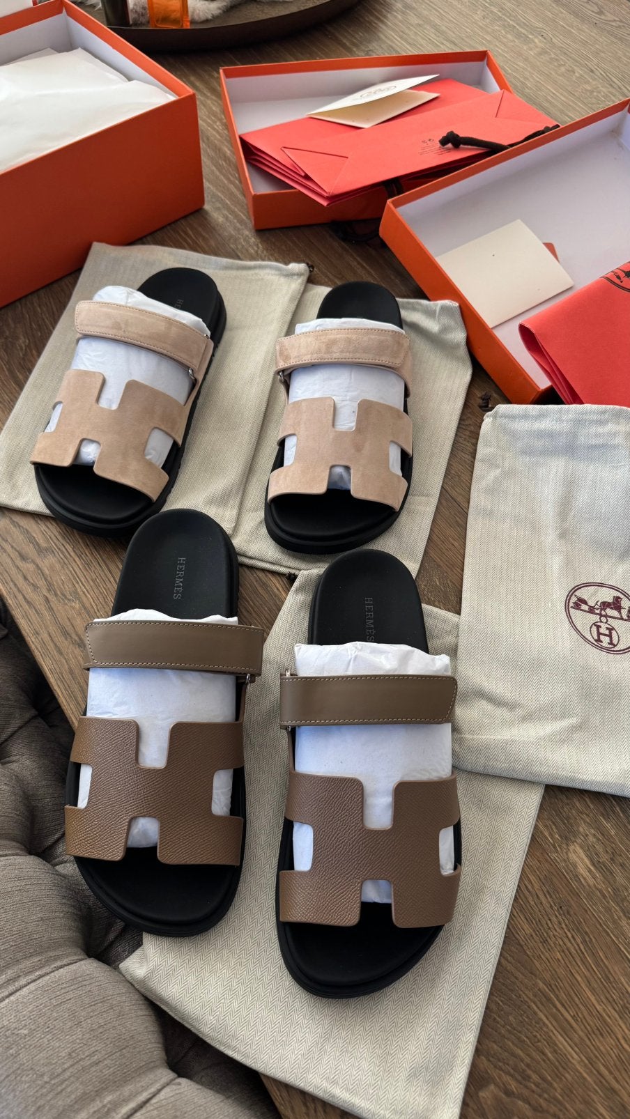 hermes chypre sandalen, Ophalen of Verzenden, Zo goed als nieuw, Zwart