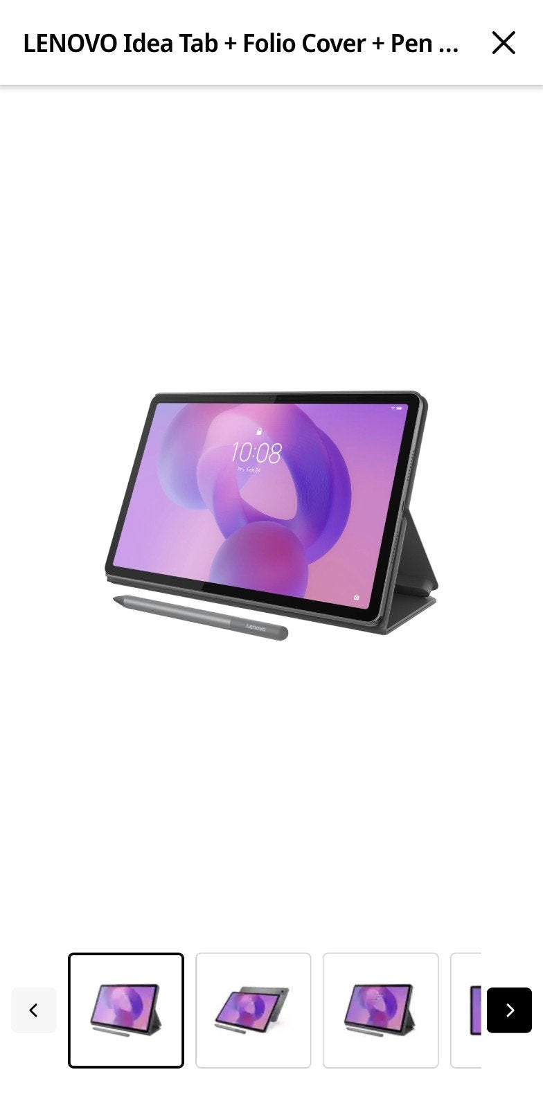 Lenovo Tab M11 Tablet met Folio Cover en Pen, 11 inch, Tab M11, Ophalen of Verzenden, Zo goed als nieuw