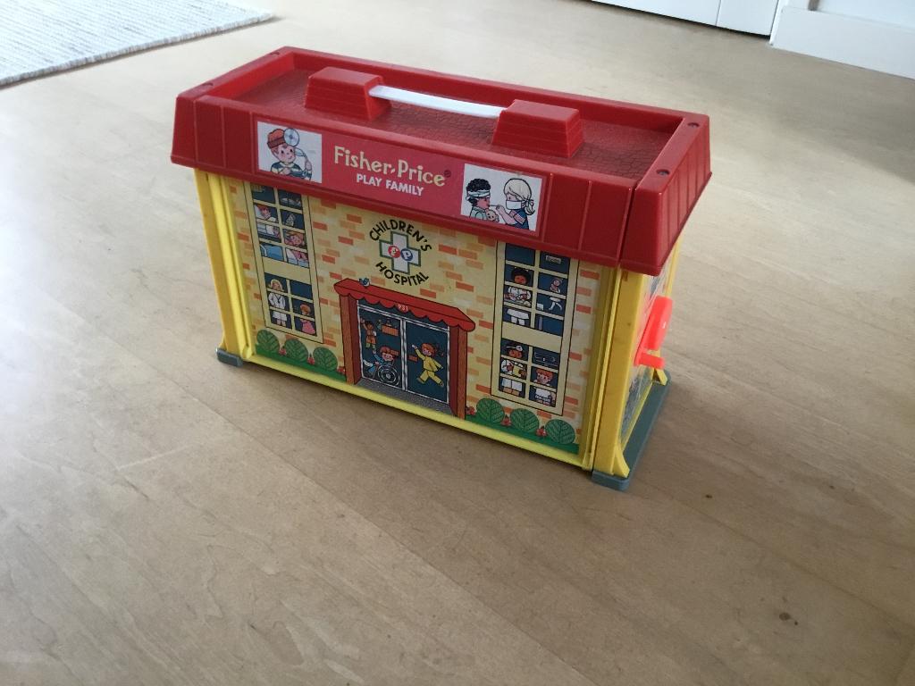 Fischer Price ziekenhuisje, Ophalen of Verzenden, Gebruikt, Speelset