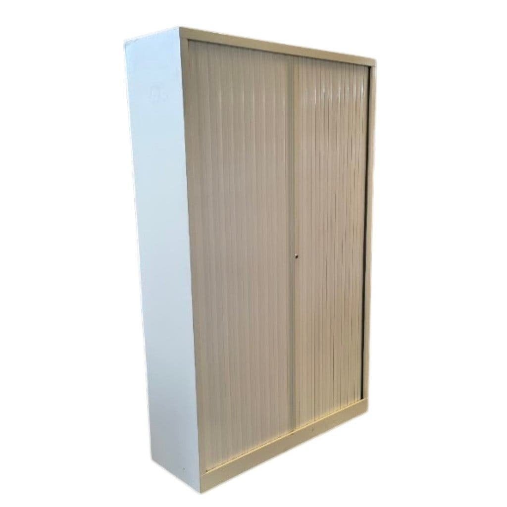Roldeurkast Wit H198 x B120 x D43, Huis en Inrichting, 100 tot 150 cm, Ophalen of Verzenden, Minder dan 100 cm, Meerdere deuren