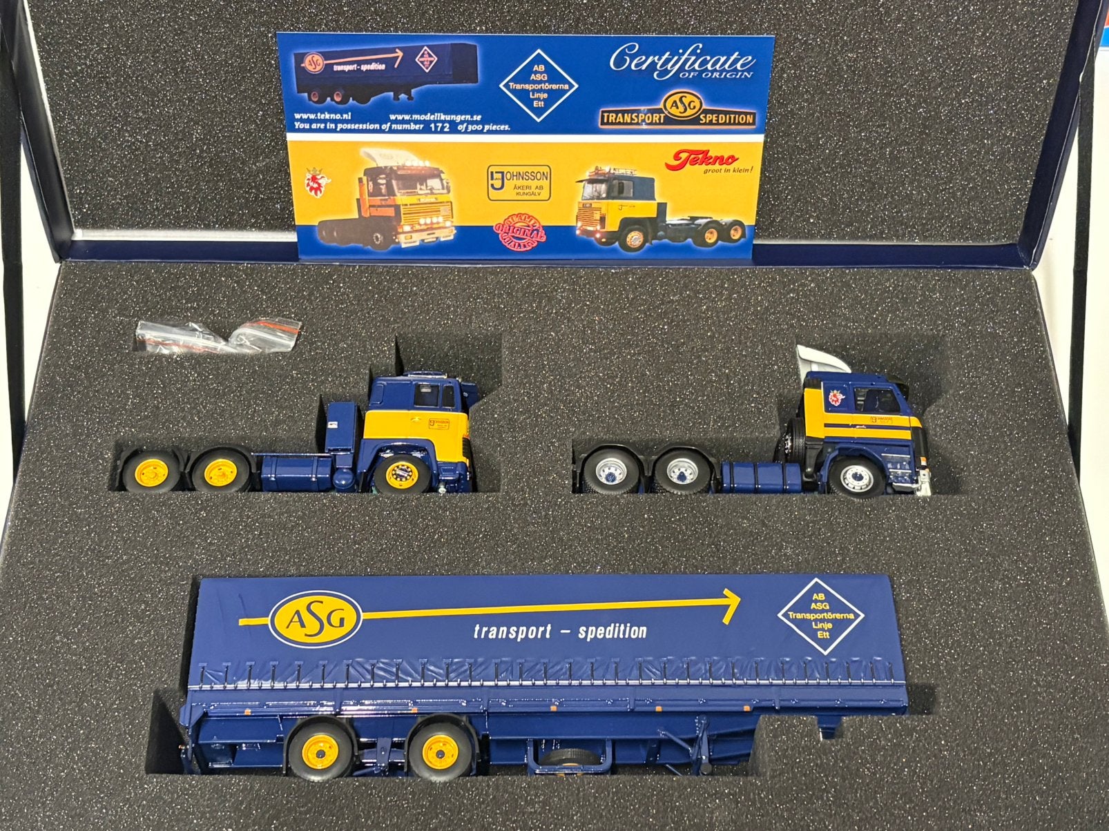 Tekno ASG set, Ophalen of Verzenden, Zo goed als nieuw, Bus of Vrachtwagen, Tekno