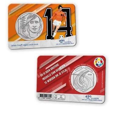 Nederland Johan Cruyff Legacy Ajax-penning 2026 in coincard, Postzegels en Munten, Munten | Nederland, Ophalen of Verzenden, Koningin Beatrix