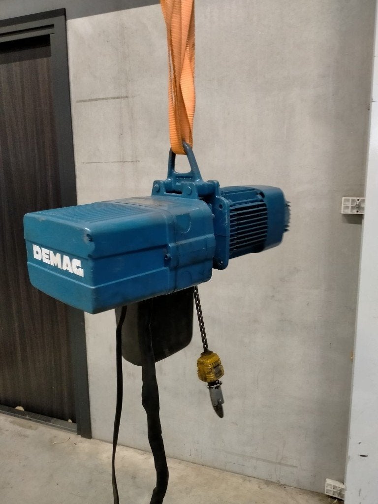 Elektrische takel DEMAG 163kg / 5m 400V, Doe-het-zelf en Verbouw, Ophalen of Verzenden, Gebruikt, Elektrisch