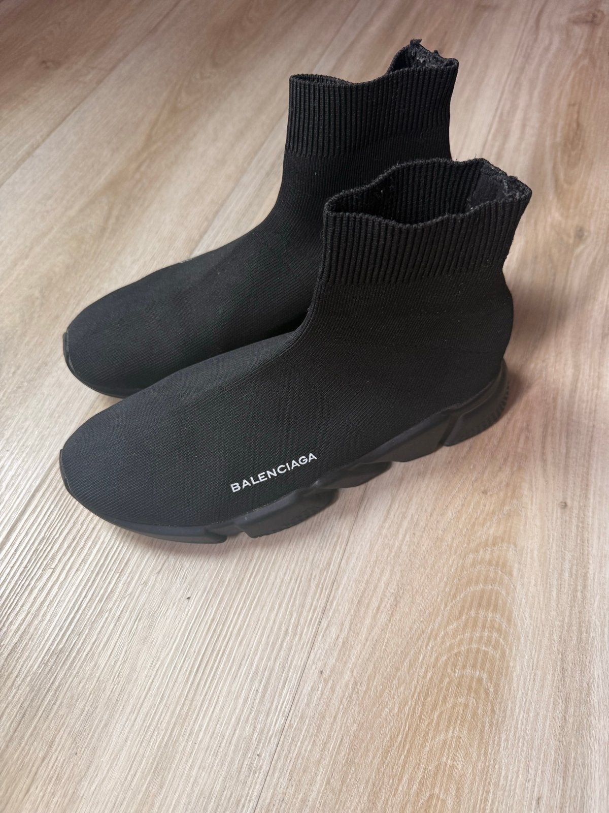 Balenciaga Speed Trainer Sneakers Maat 43 Zwart, Kleding | Heren, Schoenen, Verzenden, Gedragen, Zwart, Sneakers of Gympen