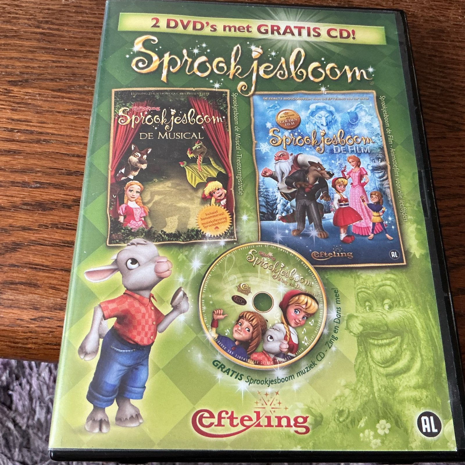 Sprookjesboom: De Musical & De Film (2 DVD's + CD), Verzamelbox, Alle leeftijden, Sprookjes, Gebruikt
