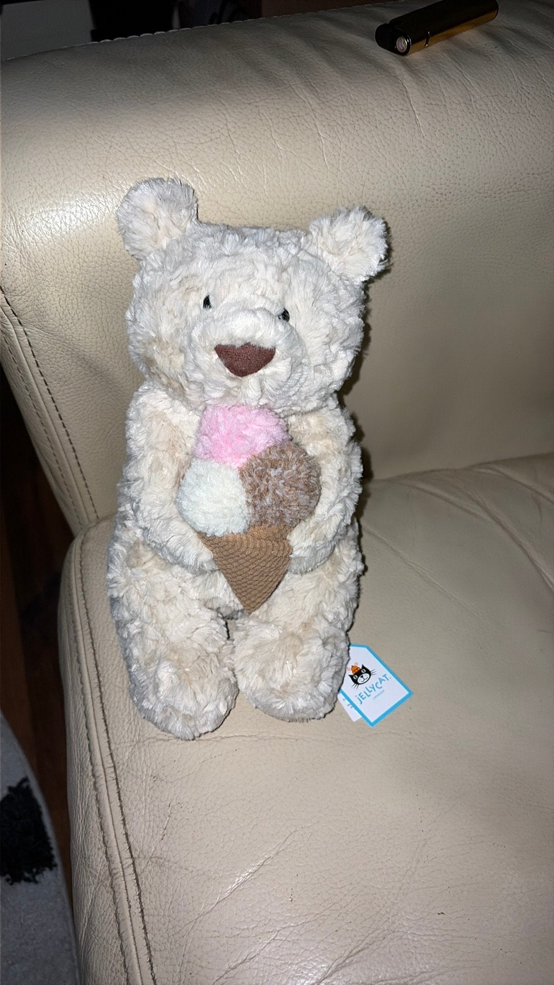 Exclusief Jellycat Oatus Bear With Ice Cream Orgineel, Ophalen, Jellycat, Beer, Nieuw