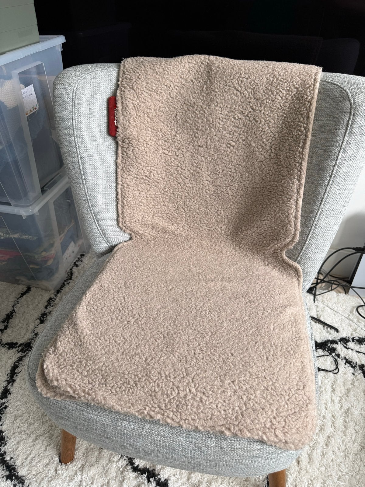 Stoov Big Hug Teddy - Draadloos warmtekussen, Beige, Ophalen of Verzenden, Zo goed als nieuw, Modern