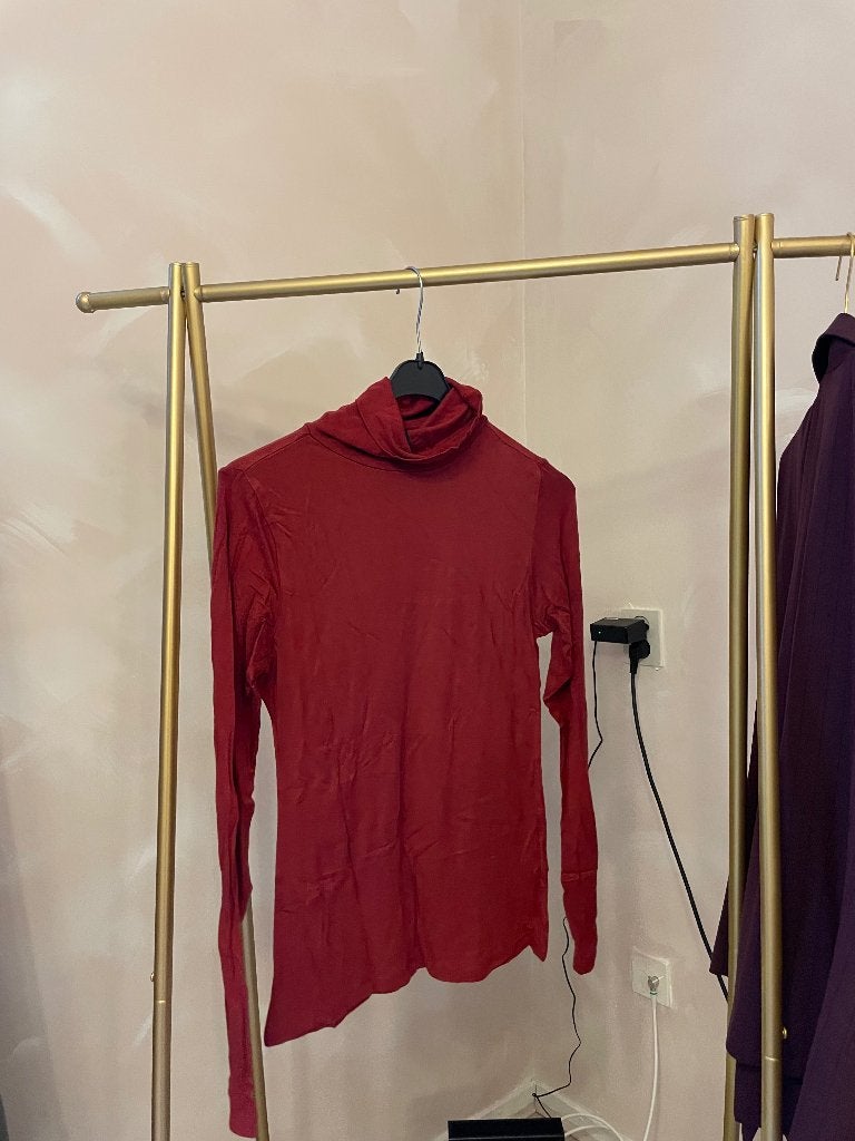 Rode coltrui van de H&M, Maat 38/40 (M), H&M, Ophalen of Verzenden, Gedragen