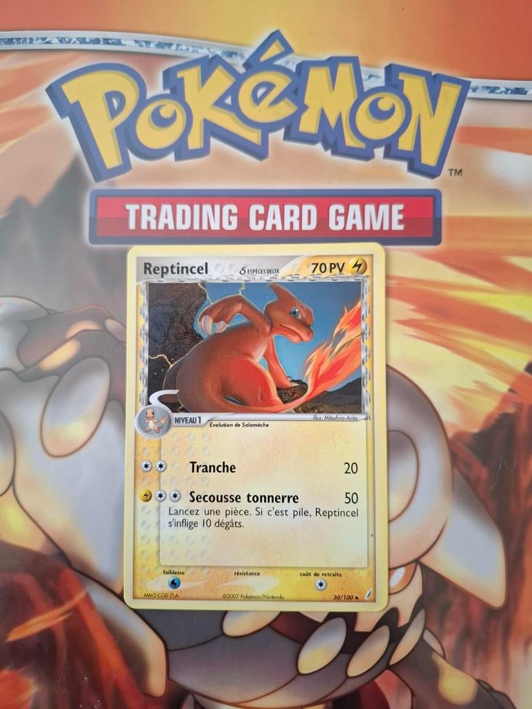 Charmeleon 30/100 Ex Crystal Guardians pokemon kaart Frans, Ophalen of Verzenden, Gebruikt, Losse kaart