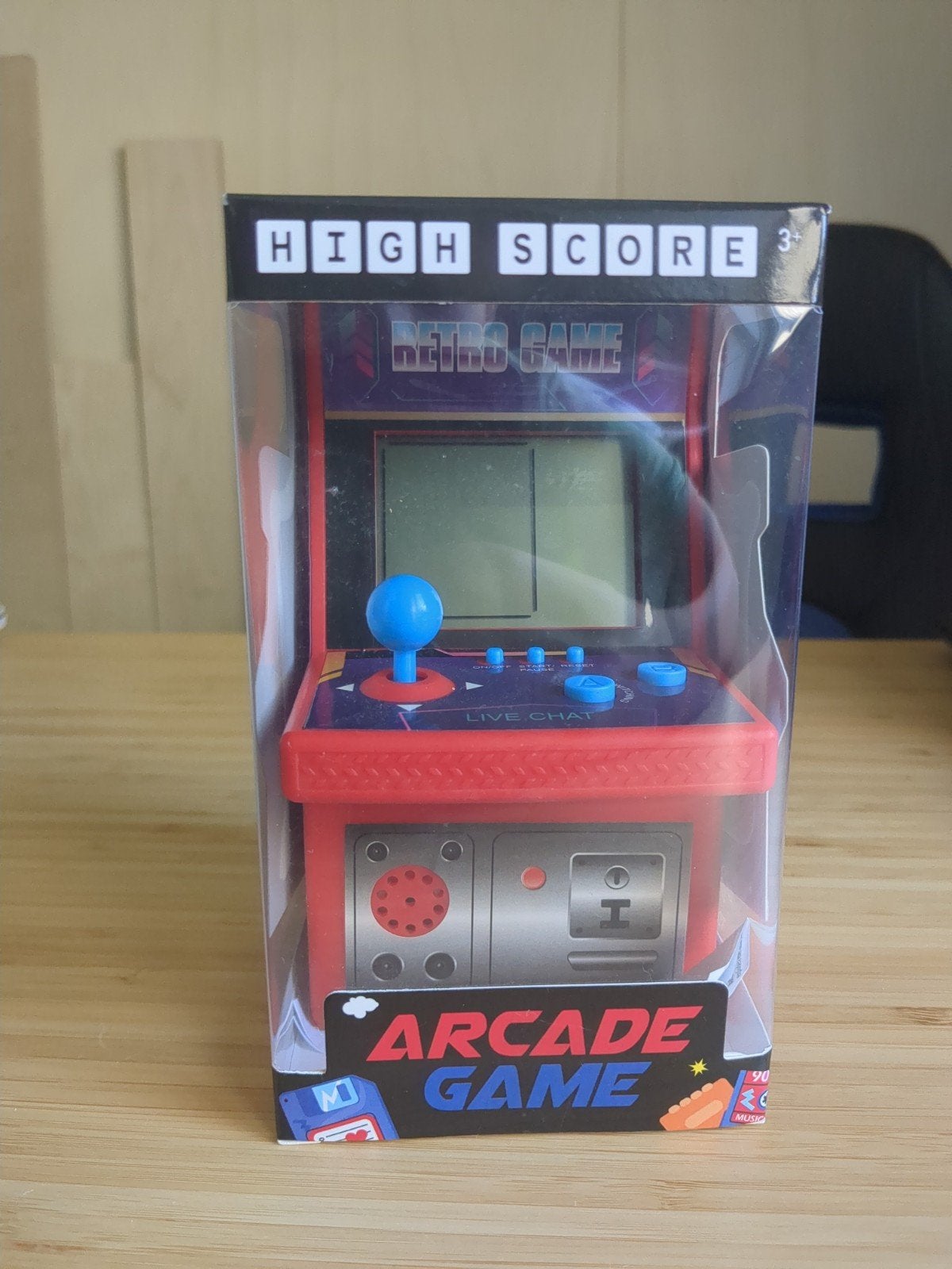 Mini retro arcade, 1 speler, Ophalen, Zo goed als nieuw, Vanaf 3 jaar