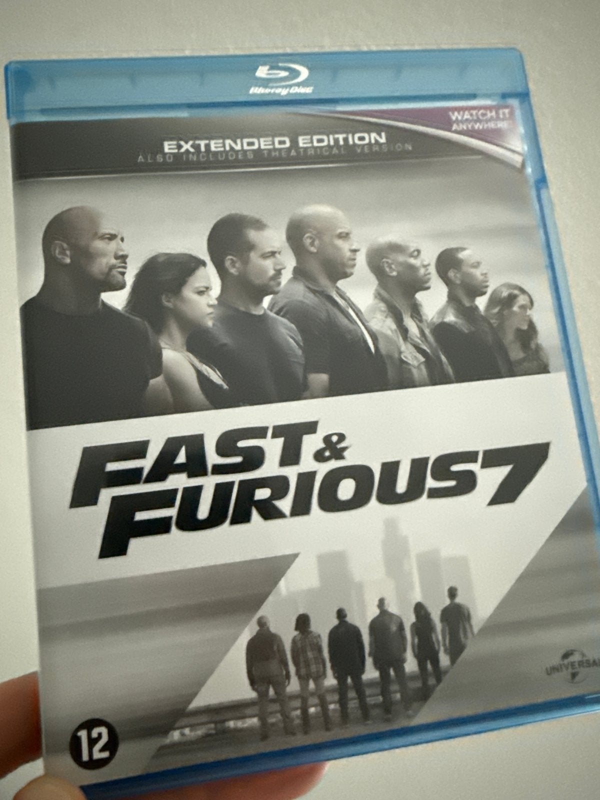 Fast & Furious 7 - Extended Edition Blu-ray, Cd's en Dvd's, Verzenden, Nederlands, Film, Actie