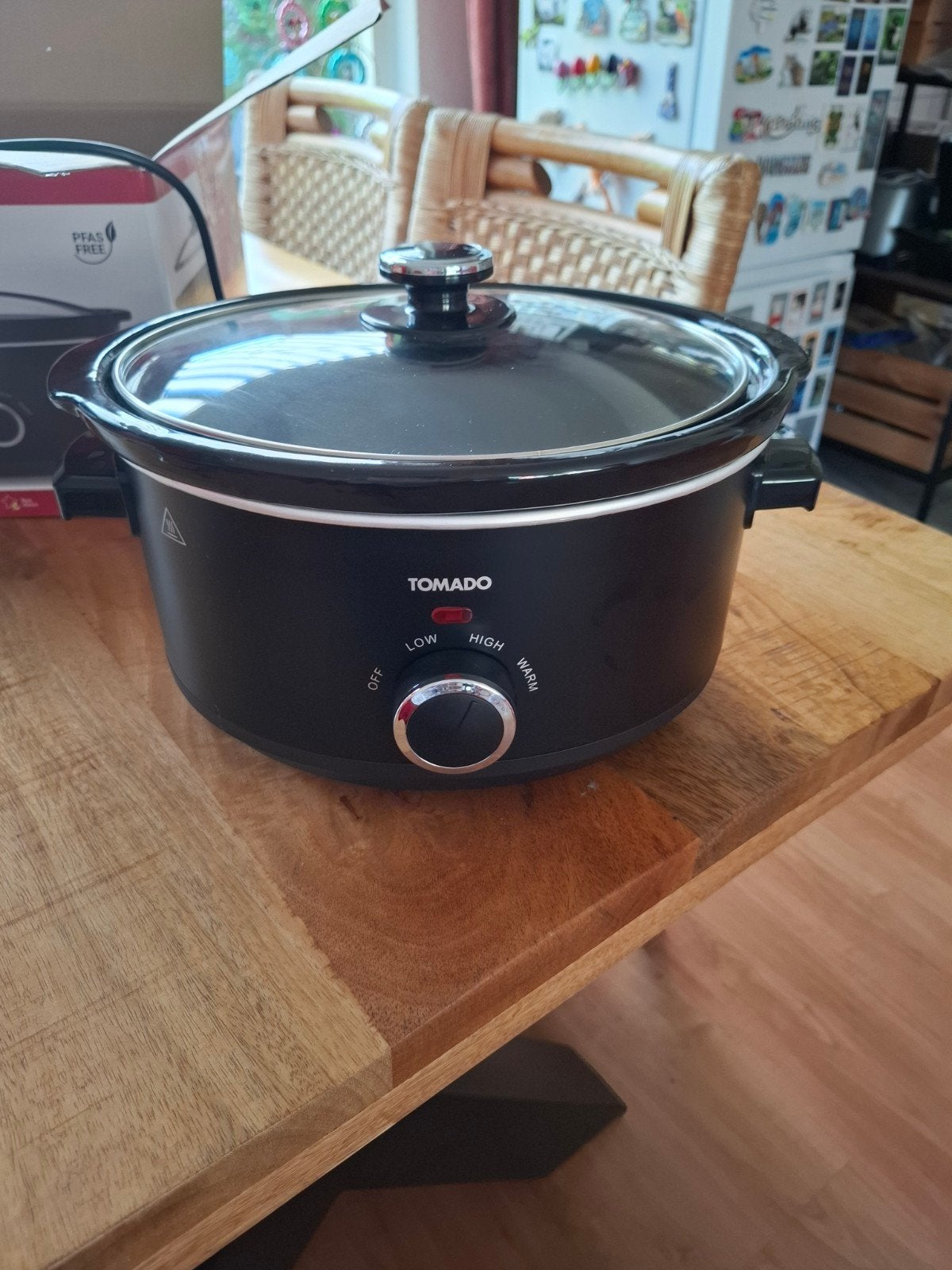Tomado Slowcooker TSC3501B met kookboek, Witgoed en Apparatuur, Slowcookers, Ophalen of Verzenden, Zo goed als nieuw
