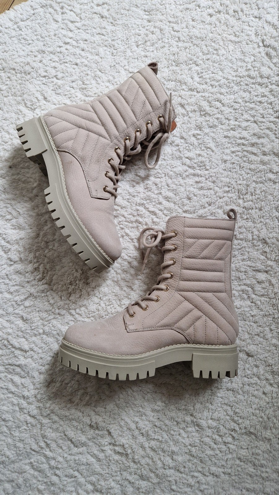 Shoecolate laarzen maat 38 beige nieuw, Shoecolate, Beige, Lage of Enkellaarzen, Nieuw