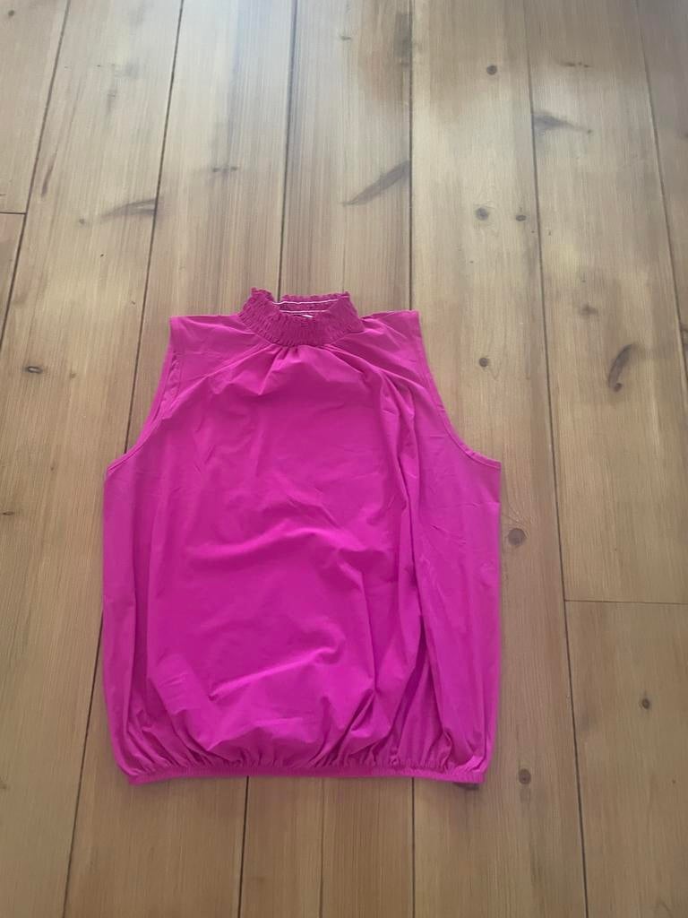 Leuke roze travelstof top Studio Anneloes, S, Ophalen of Verzenden, Zo goed als nieuw, Roze, Maat 36 (S)