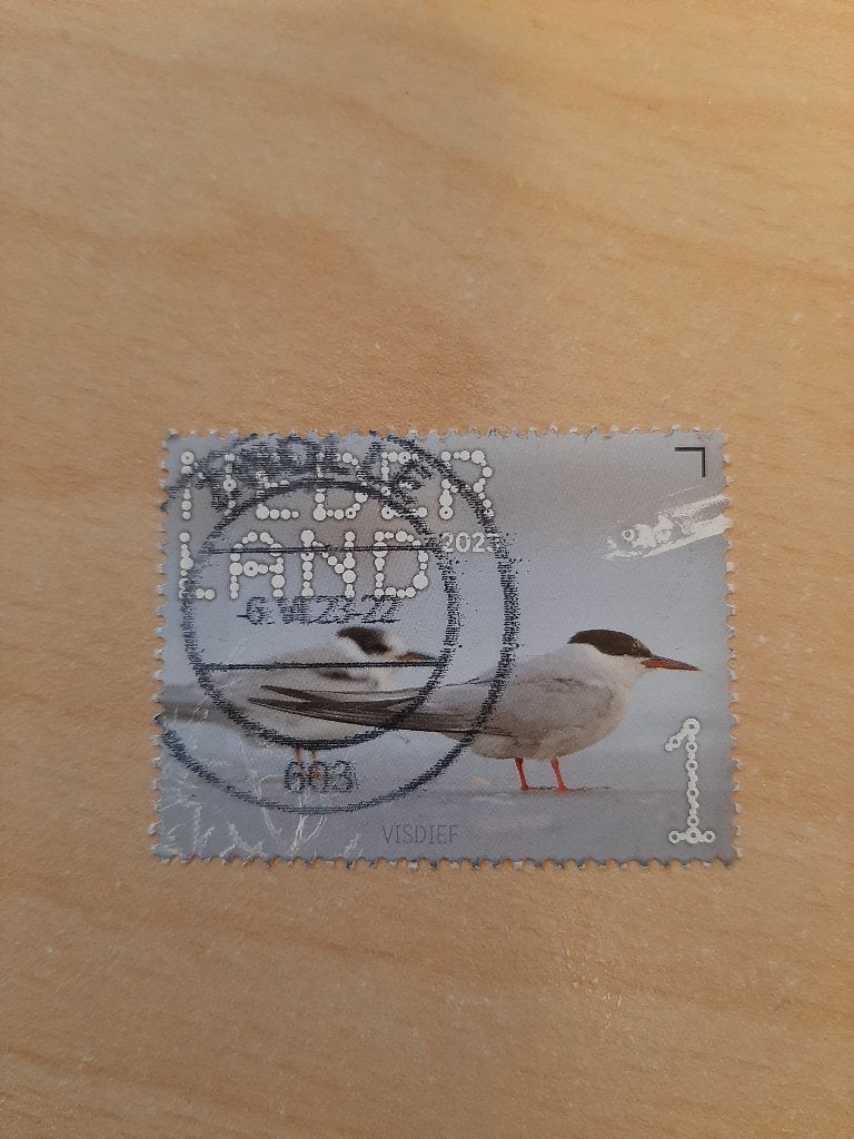 2023 Beleef de natuur visdief, Verzenden, Gestempeld