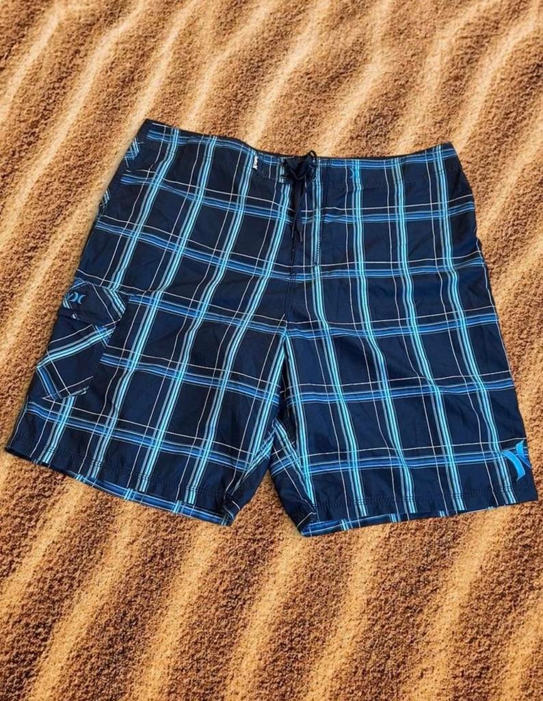 Hurley Plaid Zwemshort Boardshort 40W Blauw Zwart Surf Y2K, Kleding | Heren, Badmode en Zwemkleding, Ophalen of Verzenden, Overige maten