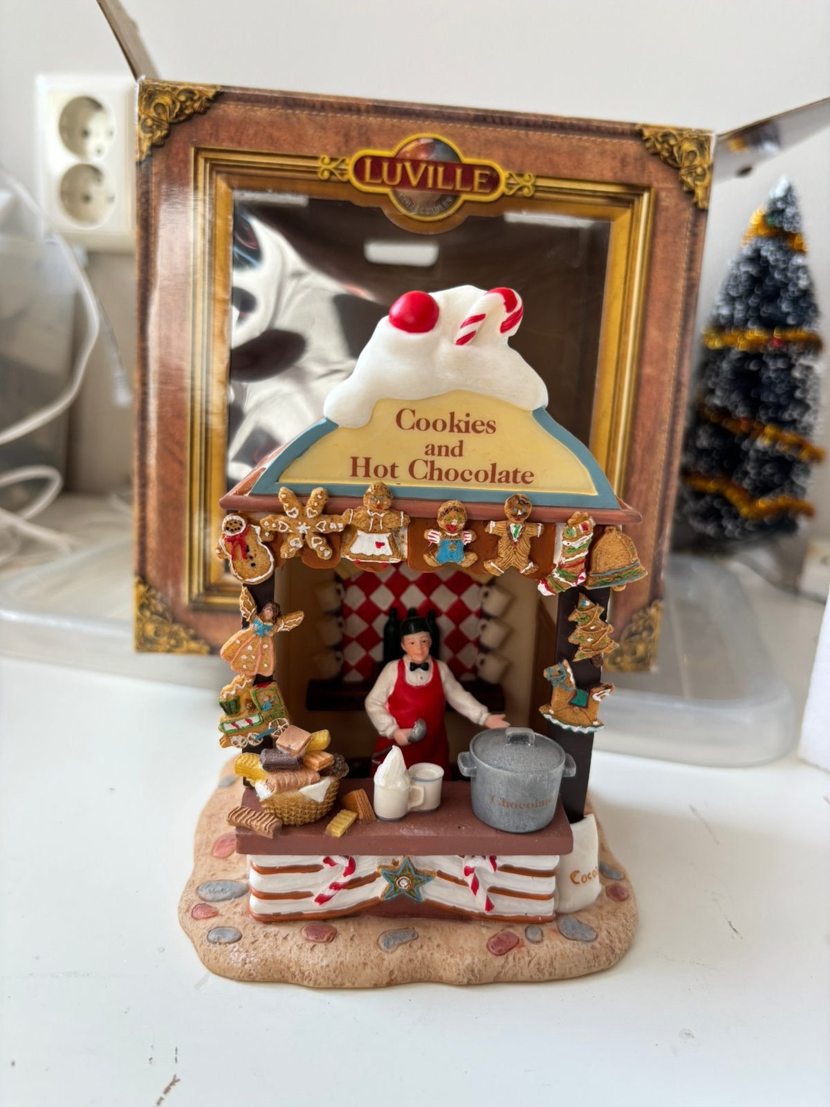Luville cookies and hot chocolate stand, Diversen, Kerst, Ophalen of Verzenden, Zo goed als nieuw