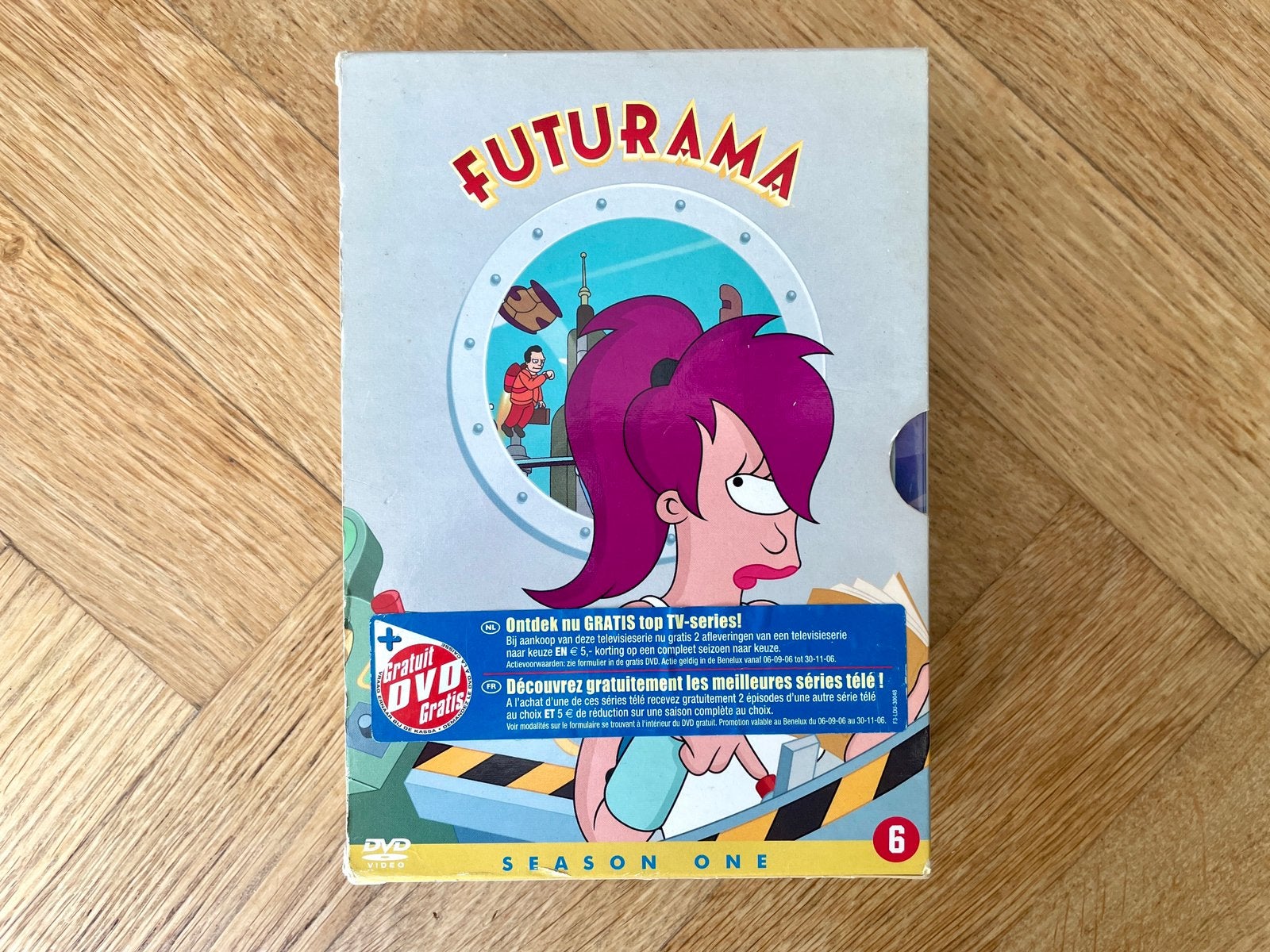 Futurama - Seizoen 1 op DVD (nette staat, met NL), Engels, Tekenfilm, Anime (Japans), Nederlands