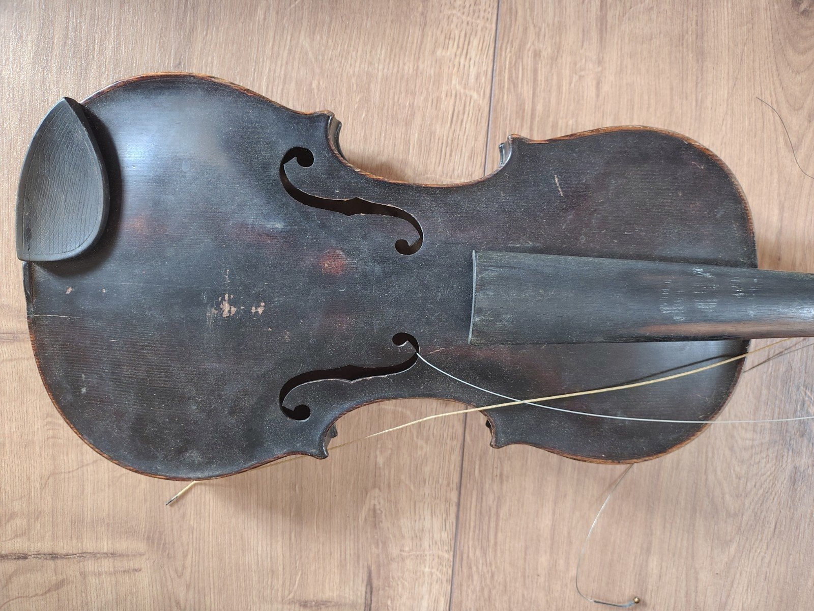 Antieke Viool met Unieke Leeuwenkop en Koffer, Muziek en Instrumenten, Strijkinstrumenten | Violen en Altviolen, Ophalen, Gebruikt