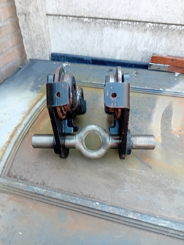 Rolkat takel 2 ton, Ophalen of Verzenden, Gebruikt, Handmatig