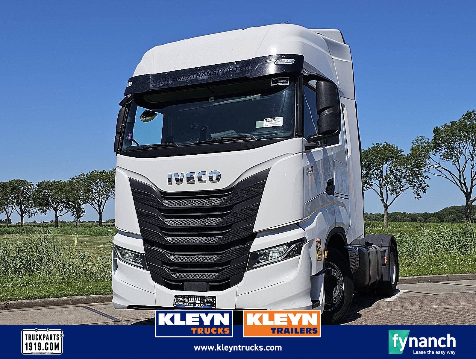 IVECO S-WAY AS440S49, Auto's, Automaat, Euro 6, Iveco, Wit