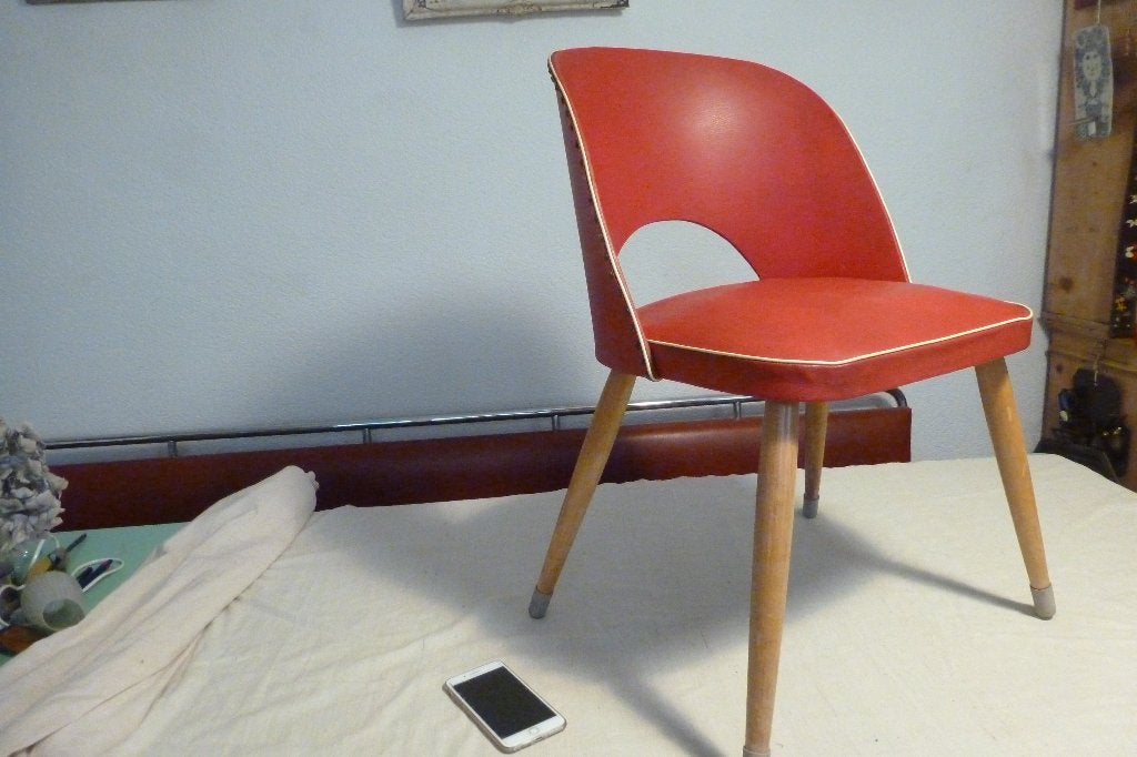 COCKTAILCHAIR,FIFTIES,SIXTIES,ROCKABILLY,VINTAGE,STOEL, Gebruikt, Overige materialen, Ophalen of Verzenden, FIFTIES,SIXTIES,ROCKABILLY,MID-CENTURY