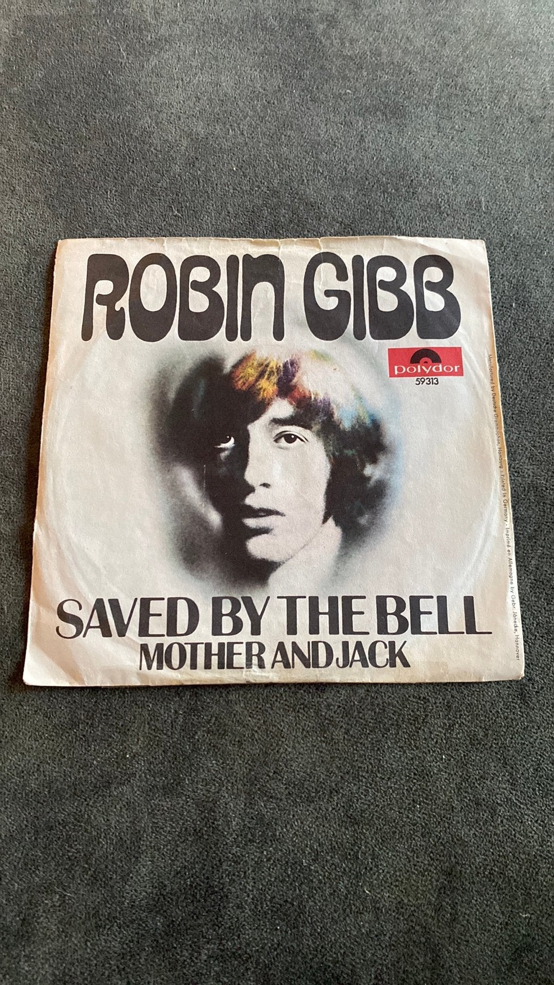 Vinyl single Robin Gibb - Saved by the bell, Ophalen of Verzenden, Zo goed als nieuw, Pop