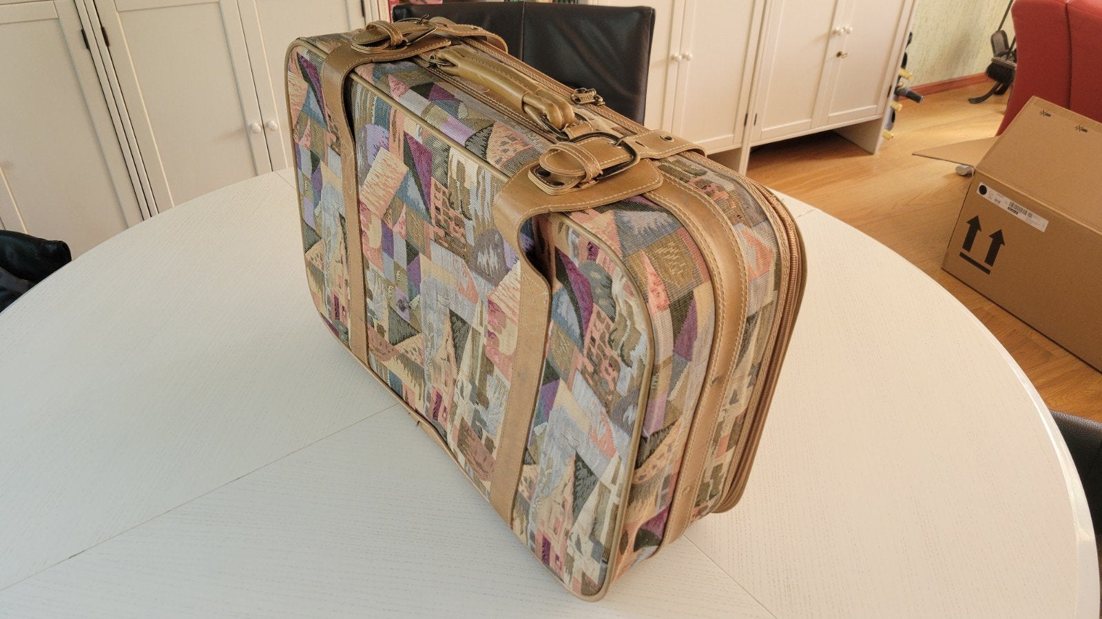 Rodelle Vintage Koffer 40x50cm, Sieraden, Tassen en Uiterlijk, Koffers, Overige materialen, Gebruikt, 45 tot 55 cm, Minder dan 50 cm