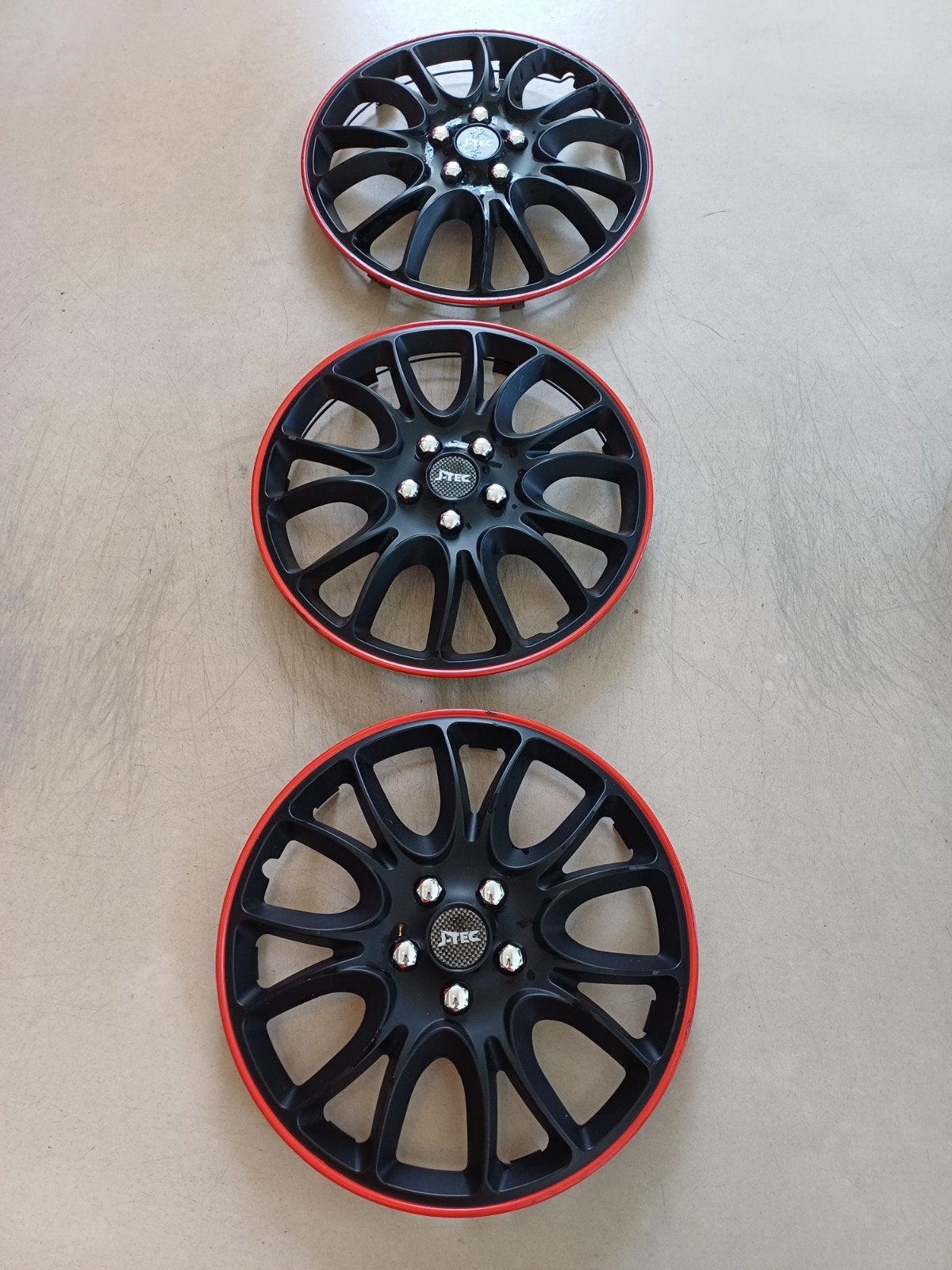 3x J-Tec Hero 15 inch wieldoppen, Auto-onderdelen, Ophalen of Verzenden, Gebruikt
